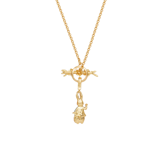 Fable Peter Rabbit Forget-Me-Not Toggle Necklace