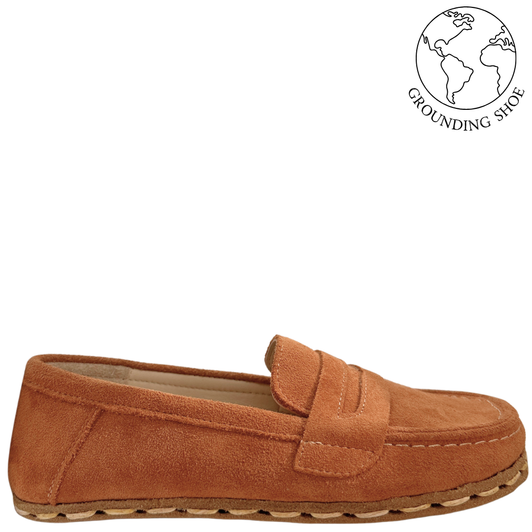 Monstera Loafers Brown Suede