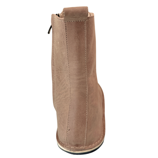 Monstera Low Lace-Up Boots Taupe