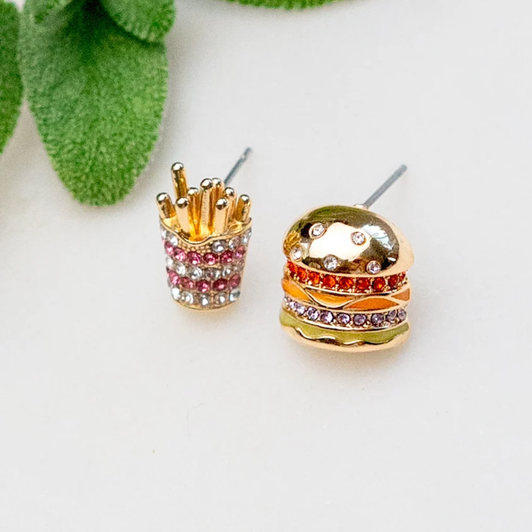 Peter + June Combo Meal Studs Gold