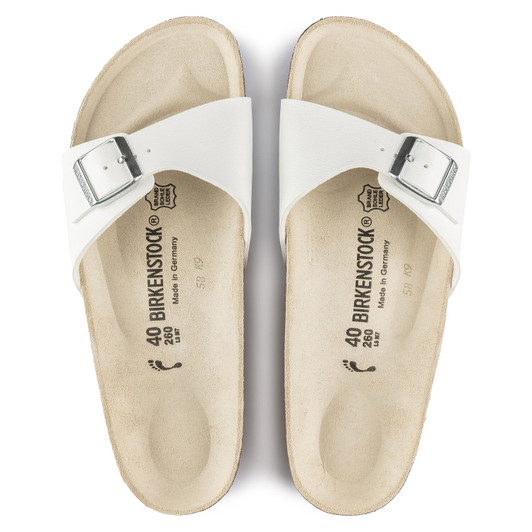 Birkenstock Madrid BF White Narrow Fit