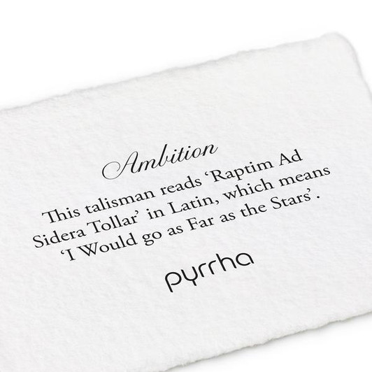 Pyrrha-Ambition Talisman Necklace