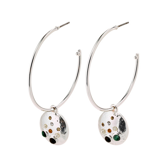 Pilgrim Silver Plated Empathy Rostone Earrings