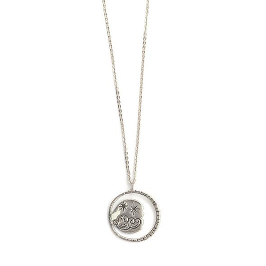 
Hunt of Hounds Silver Moon Dust Necklace
