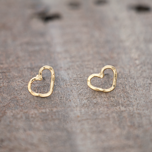 Glee Gold Plated Amore Studs