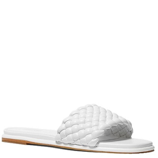 Michael Kors Amelia Flat Sandal White