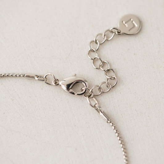 Lover's Tempo Box Chain Necklace Silver