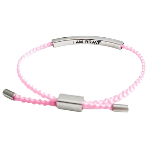 GHG Our Girls Bracelet I Am Brave Pink