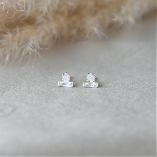 Glee Silver Plated Destiny Studs