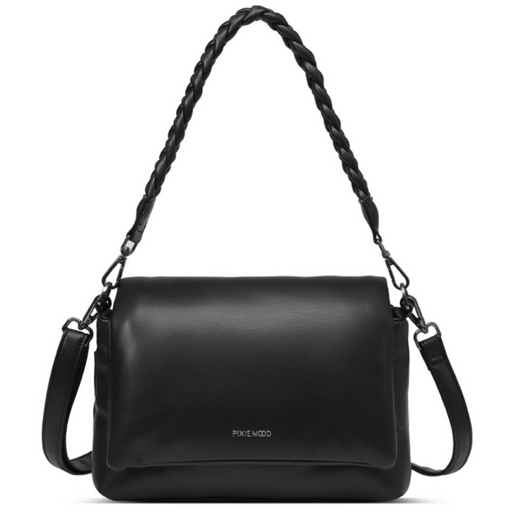 Pixie Mood Bubbly Small Shoulder Bag Black