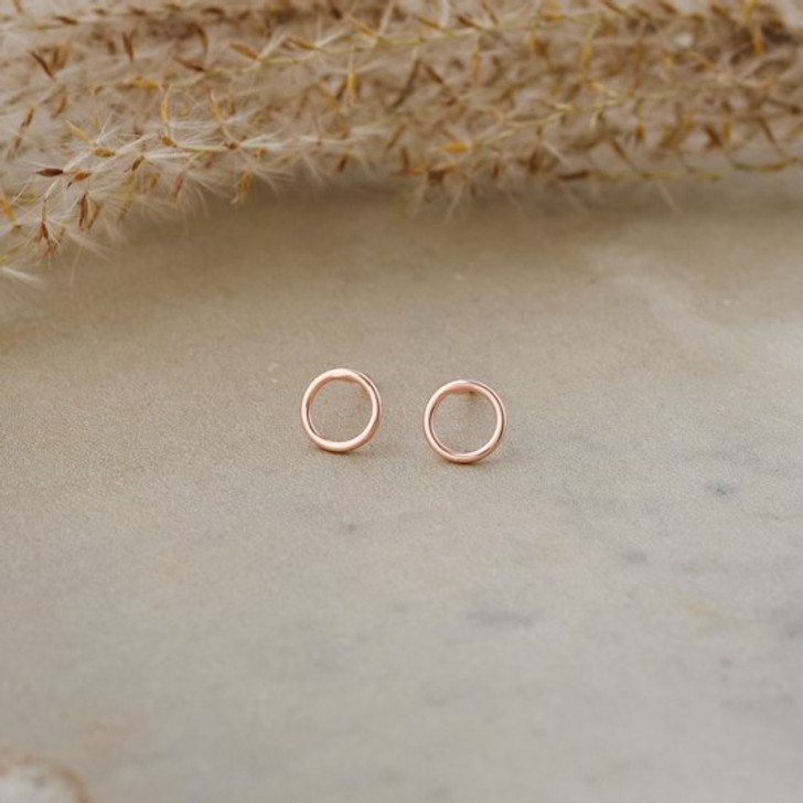 Glee Rose Gold Plated Hermosa Studs