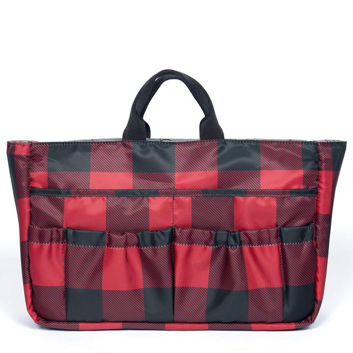 Lug Chariot 3pc Set Buffalo Check Red