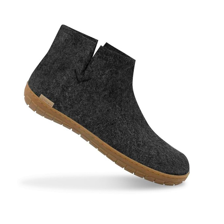 Glerups Rubber Sole Boot- Charcoal Grey