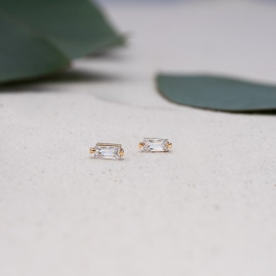 Glee Gold Plated Gracious Studs