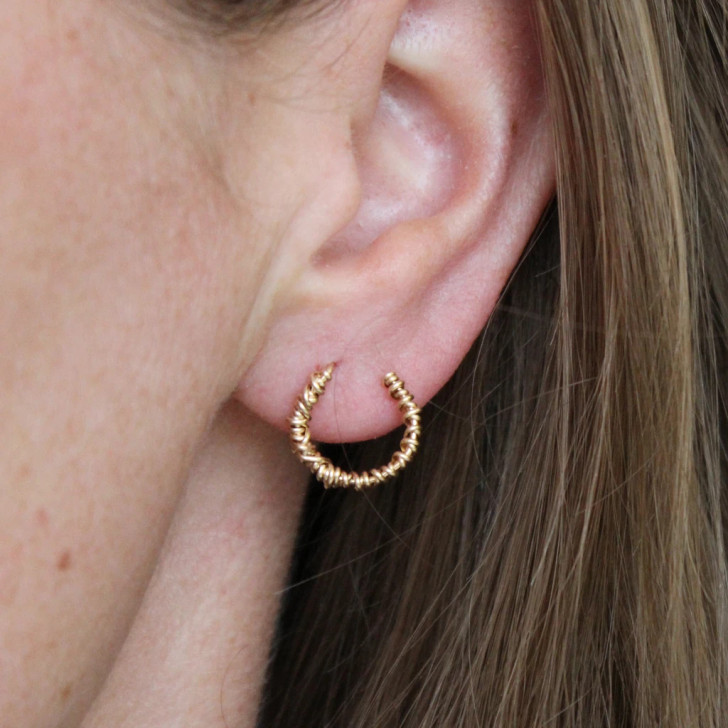 Dianne Rodger Rose Gold Filled Circle Stud
