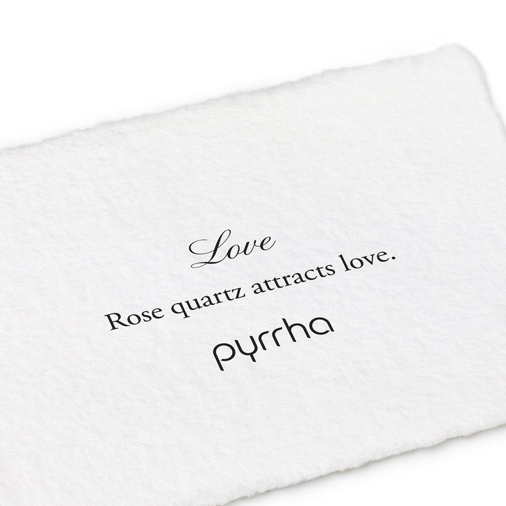 Pyrrha- Love Rose Quartz Signature Attraction Charm