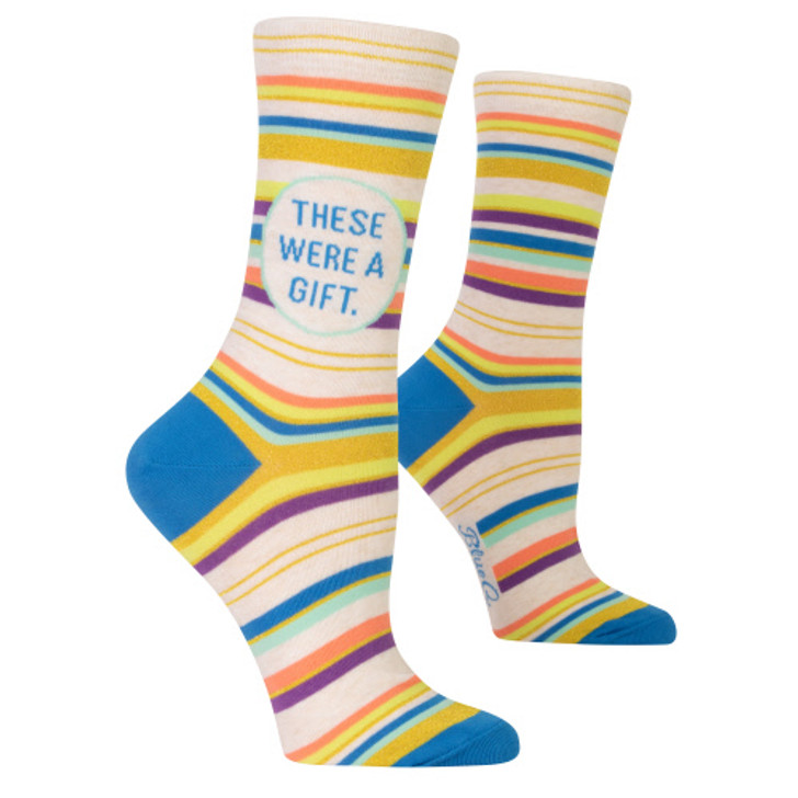 Blue Q - These Were A Gift Crew Socks