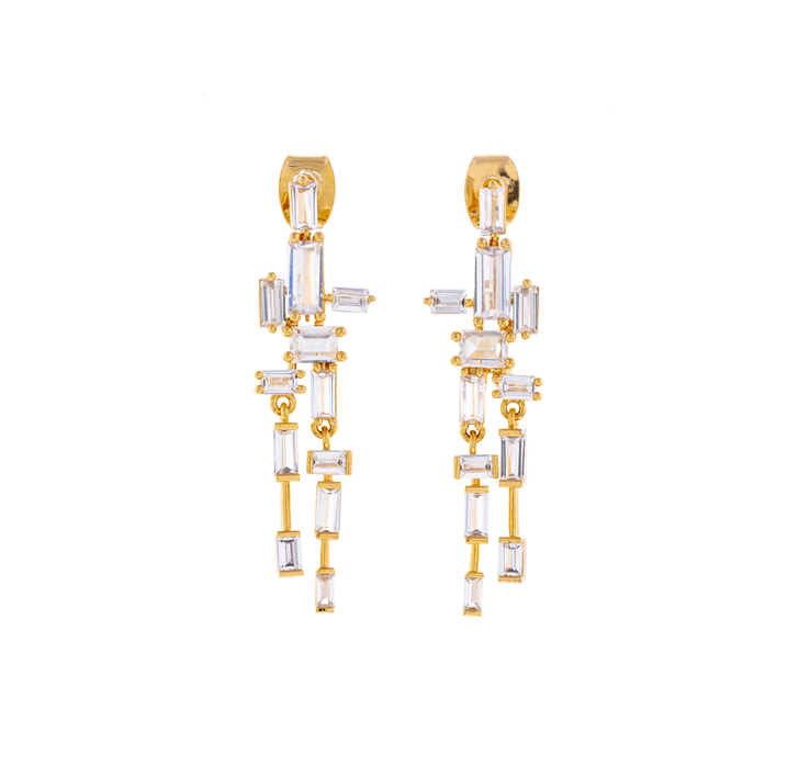 Luv & Bart Ivy Crystal Drop Earrings