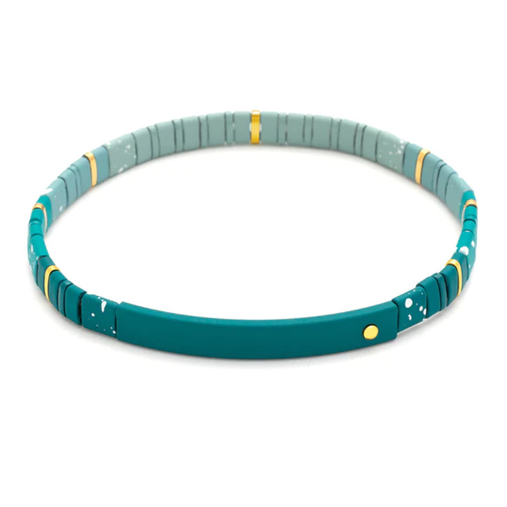 Scout Good Karma Ombre Bracelet Joy & Kindness- Gold/Turquoise