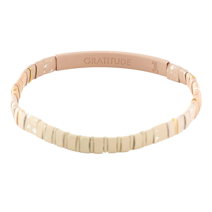 Scout Good Karma Ombre Bracelet Gratitude- Gold/Fawn