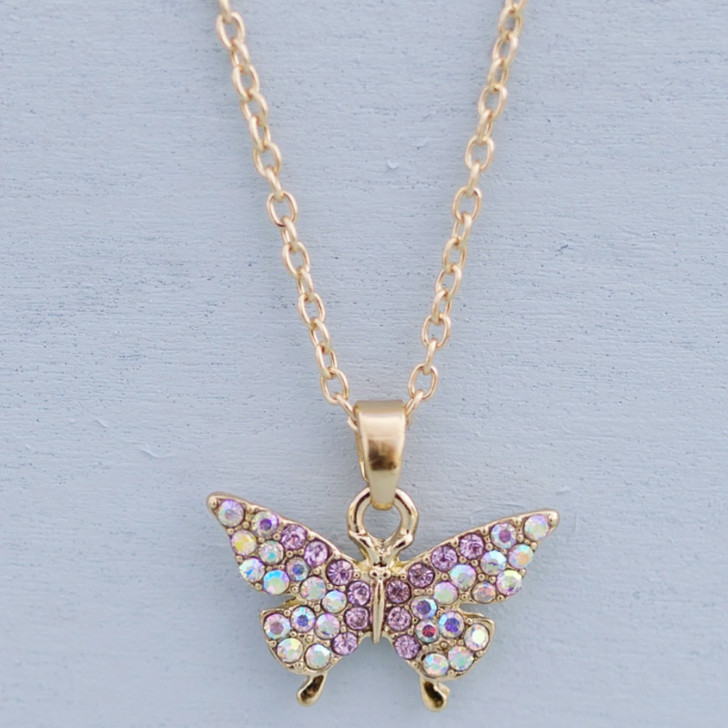 Great Pretenders Boutique Butterfly Gem Necklace