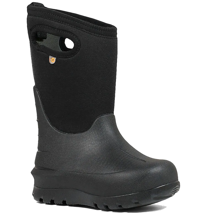 Bogs Kids Neo-Classic Solid Boots Black
