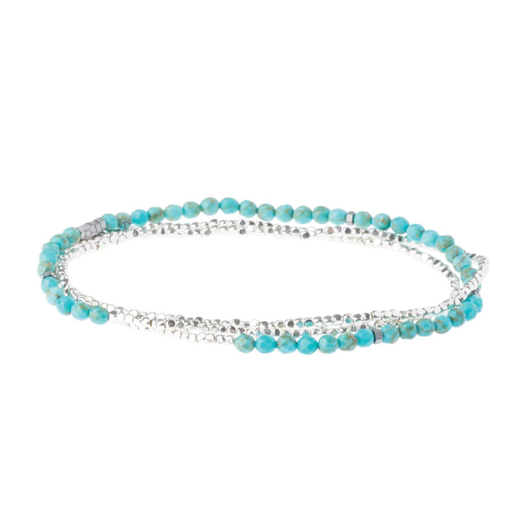 Scout Delicate Stone Bracelet/Necklace Turquoise