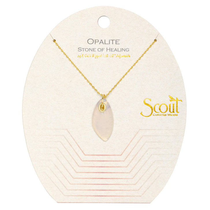
Scout Organic Stone Necklace Opalite
