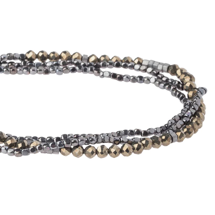 Scout Delicate Stone Bracelet/Necklace Pyrite