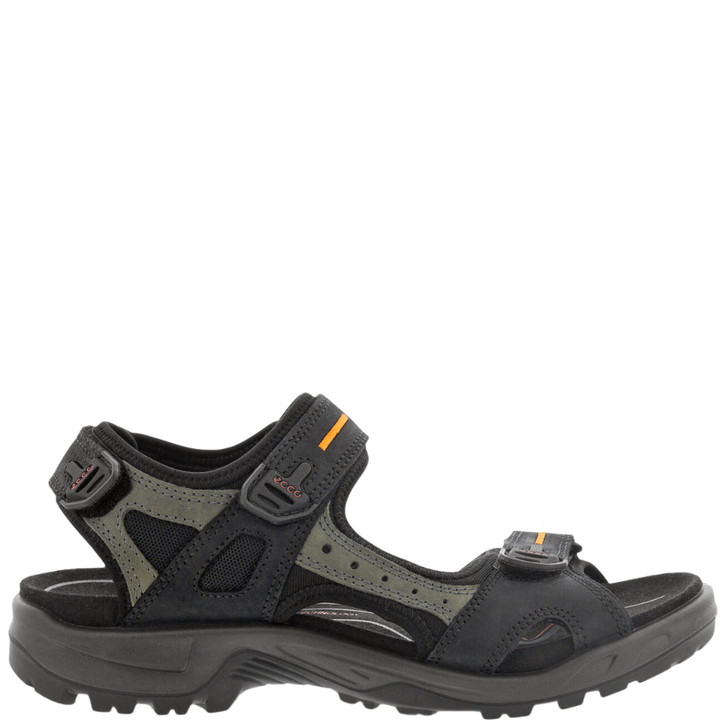 Ecco Men's Yucatan Off Road Sandals Black/Mole