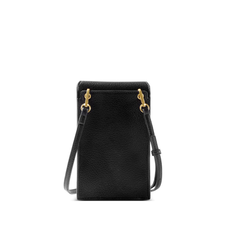 Pixie Mood Karla Phone Crossbody Black Pebbled