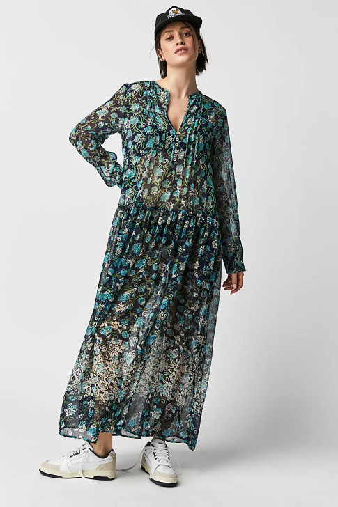 Free People See It Through Dress Twilight Combo