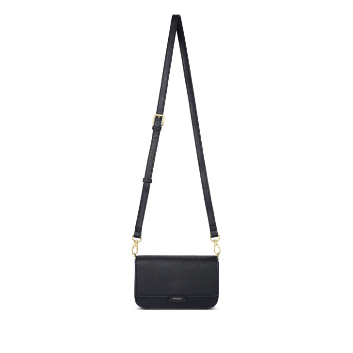 Pixie Mood Larissa Mini Crossbody Black Pebbled