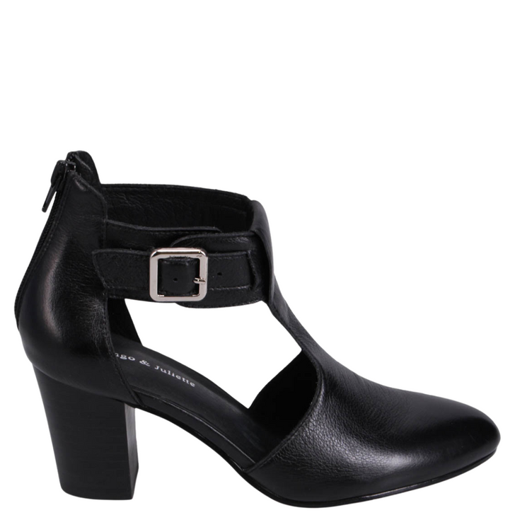 Django & Juliette Lionelle Block Heels Black