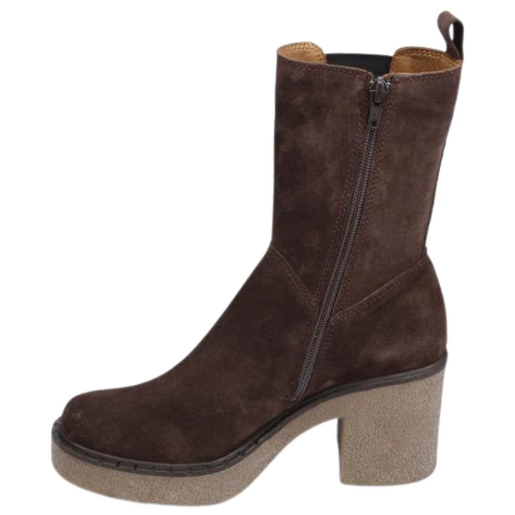 Bueno Hartful Chunky Boots Dark Chocolate