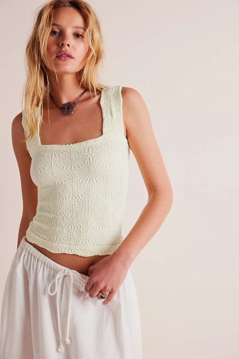 Free People Love Letter Cami Ivory