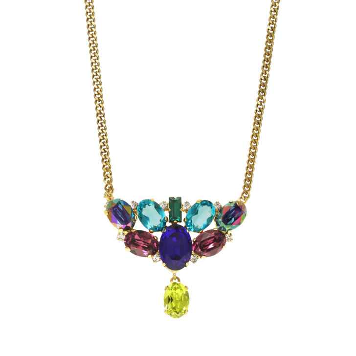 Tova Harlyn Statement Necklace Bermuda Blue