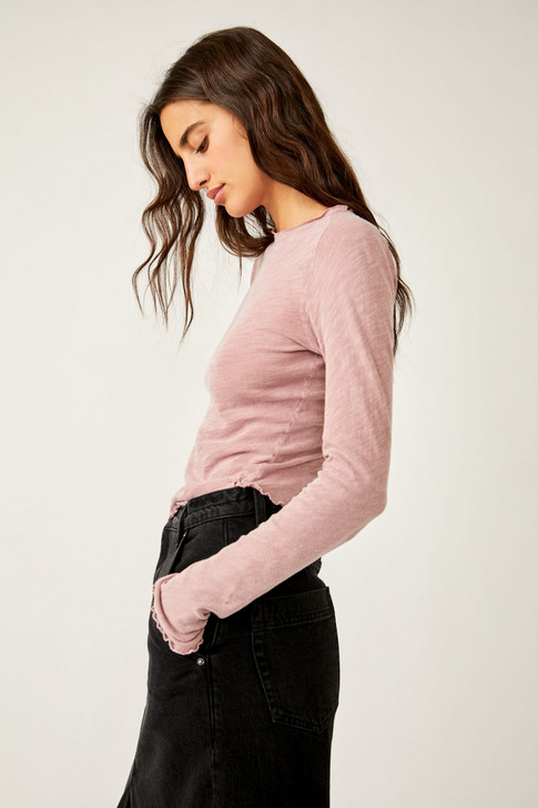 Free People Be My Baby Long Sleeve Petals