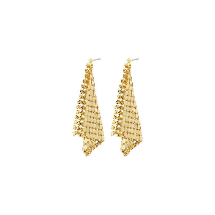 Pilgrim Alani Gold Plated Shiny Drape Earrings