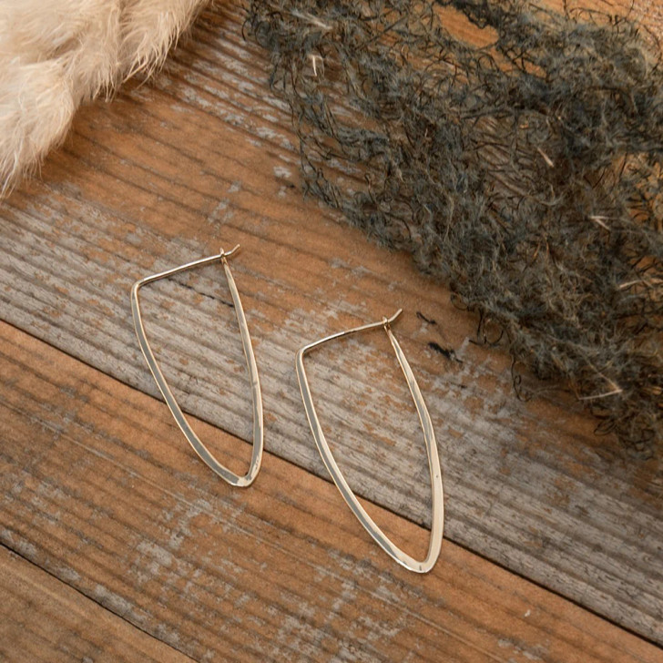 Wild Abandon Gold Plated Lure Hoops