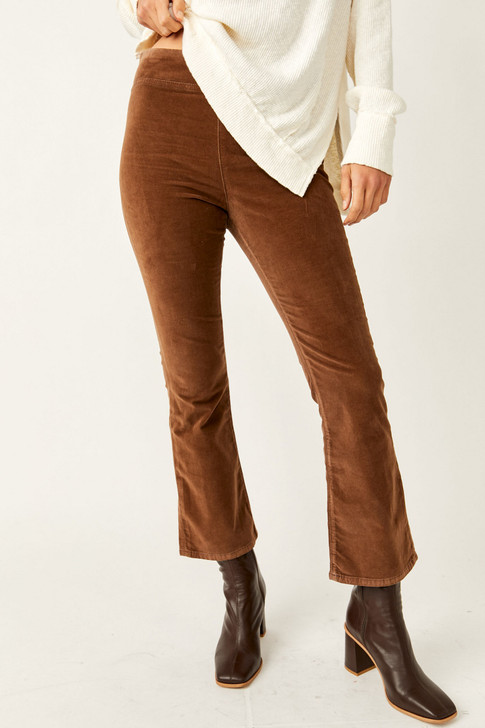 Free People, Pants & Jumpsuits, Free People Velvet Stretchy Flares  Corduroy