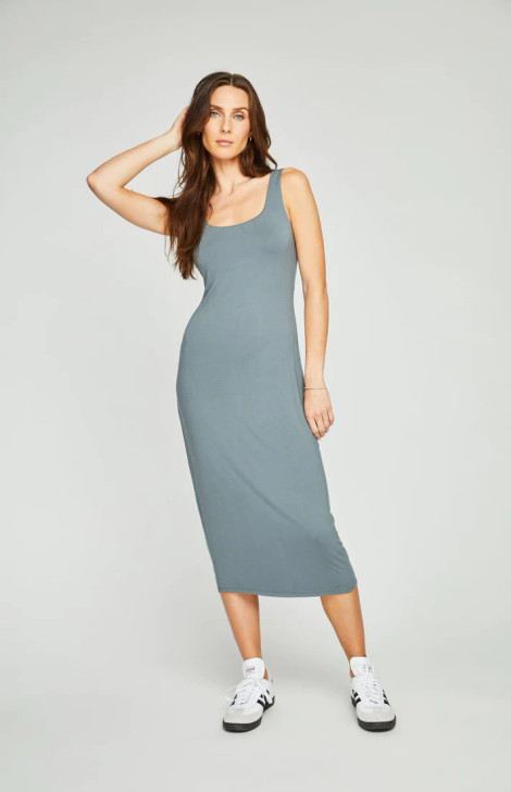 Gentle Fawn Chantelle Midi Dress Slate