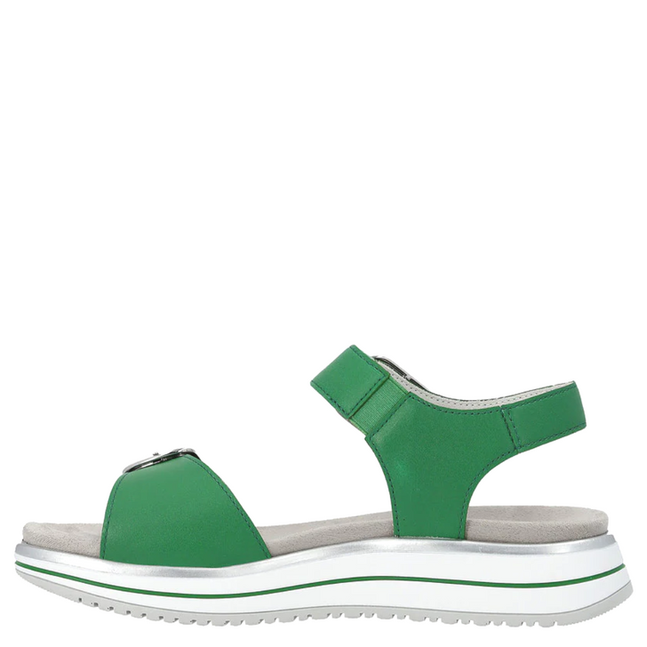 Remonte Double Buckle Sandals Green