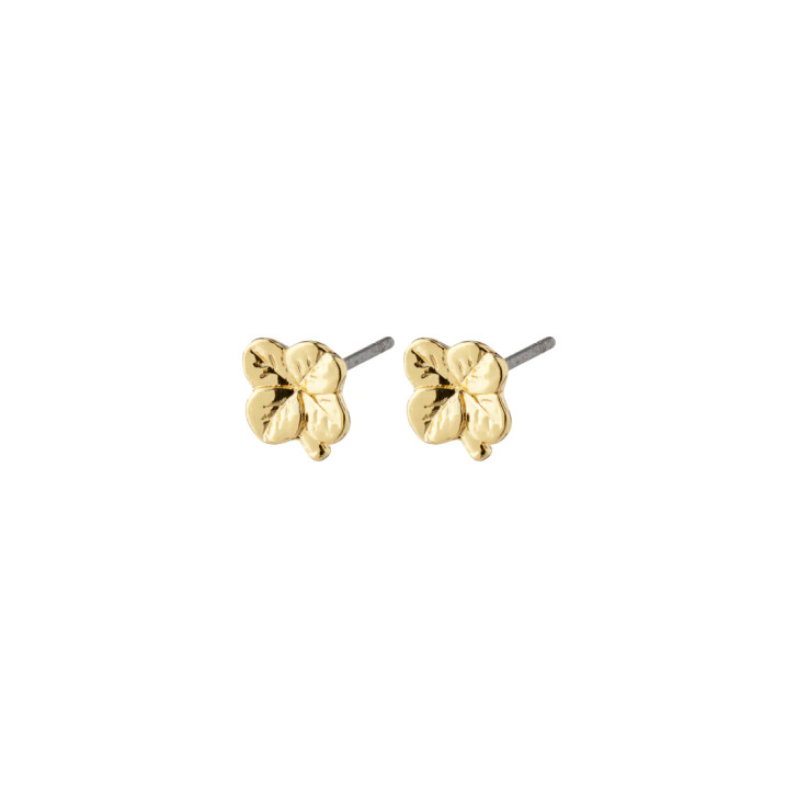 Pilgrim Octavia Small Clover Studs Gold