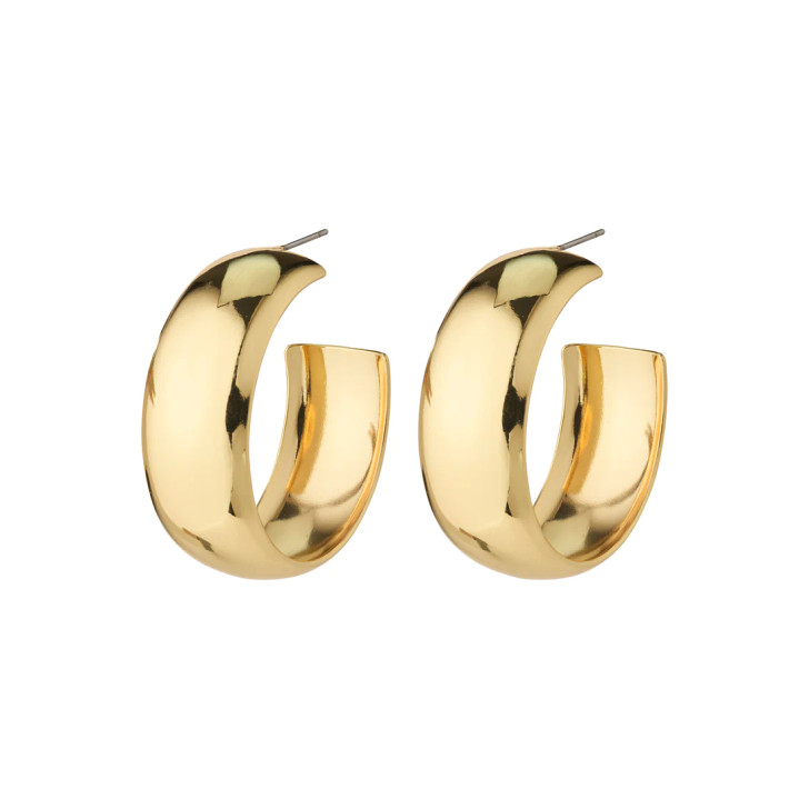 Pilgrim Naia Mega Chunky Hoops Gold