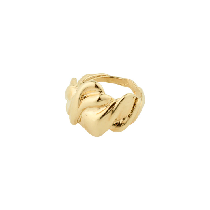 Pilgrim Ofira Wavy Adjustable Ring Gold