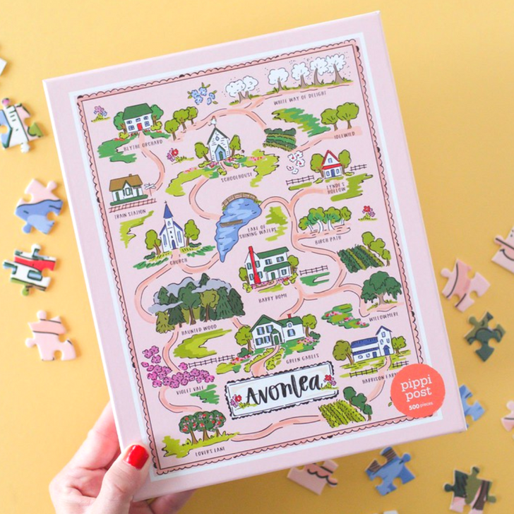 Pippi Post Map of Avonlea 500 Piece Jigsaw Puzzle