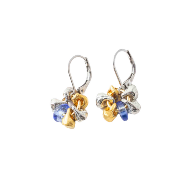 Anne Marie Chagnon Margaux Glass Bead Earrings Azure