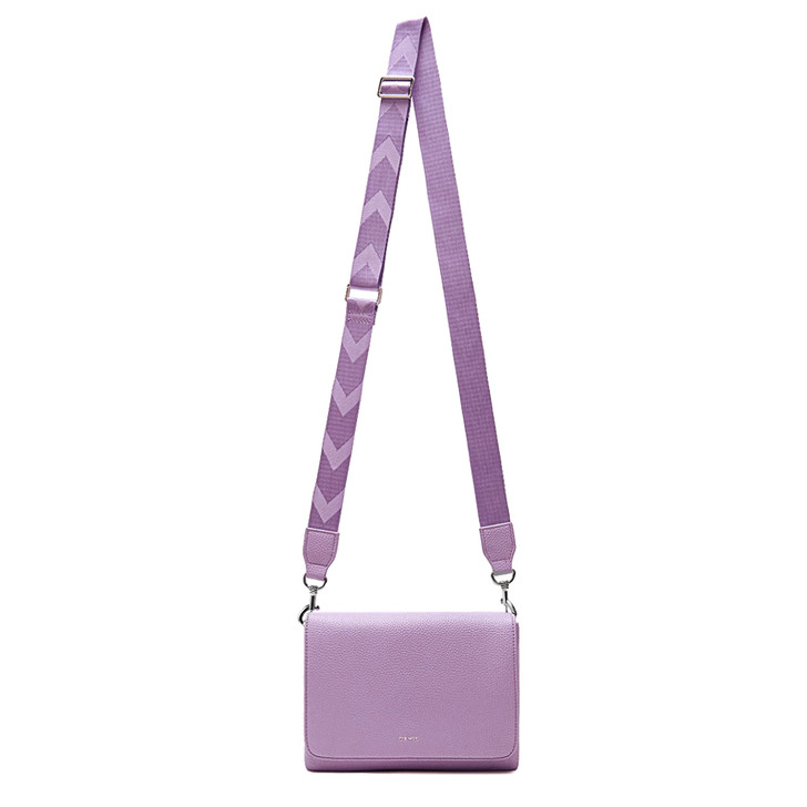 Pixie Mood Gianna Crossbody Bag Lavender Pebbled