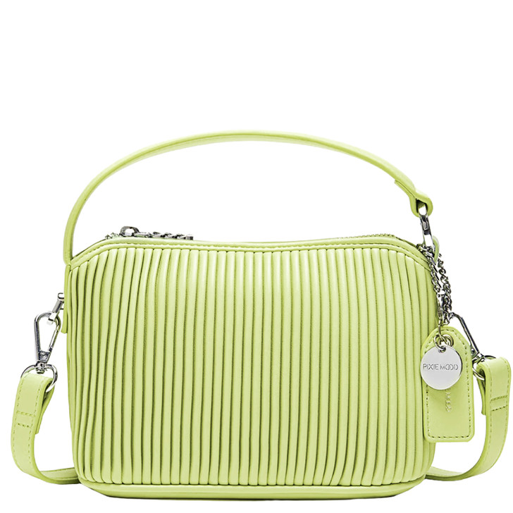 Pixie Mood Ella Crossbody Lime Pleated